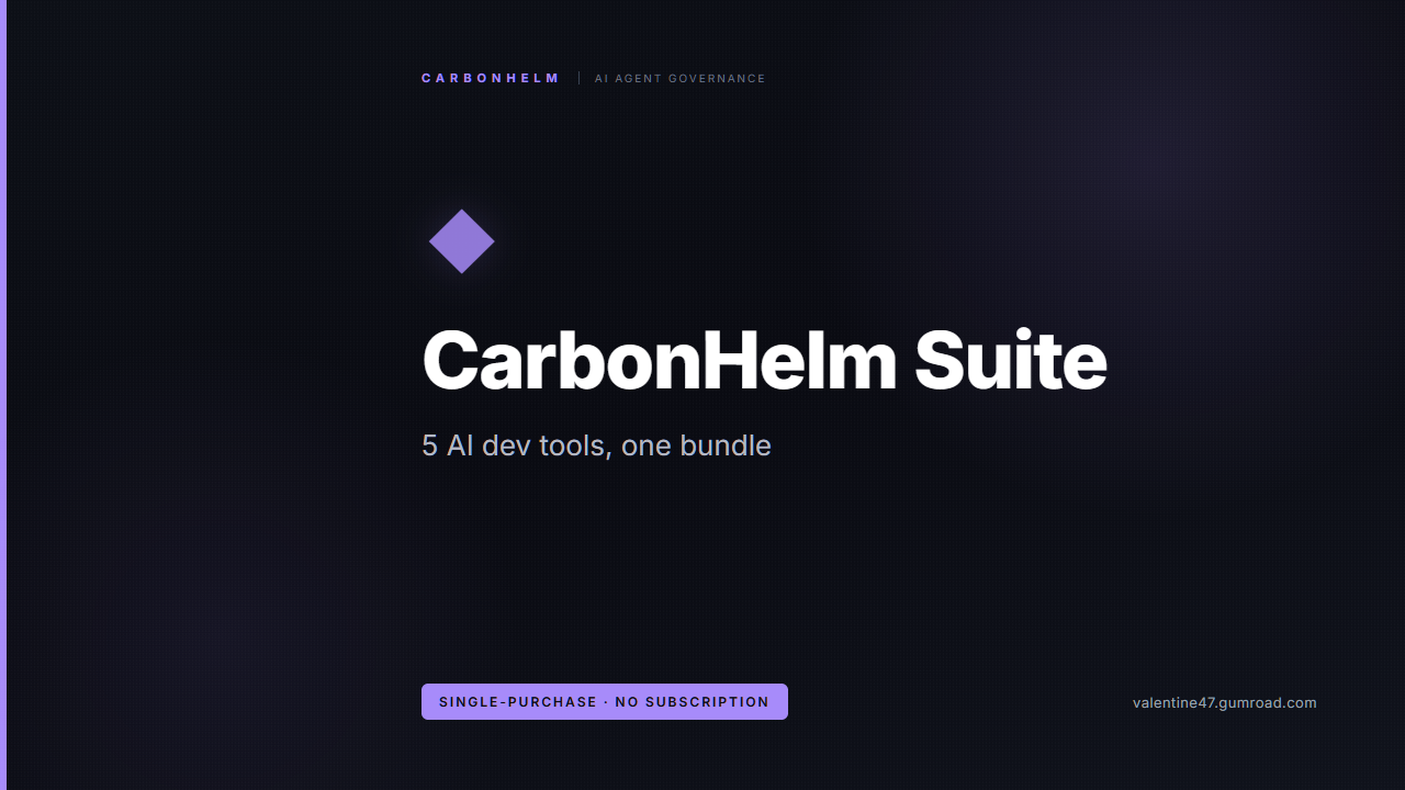 CarbonHelm Agency License cover
